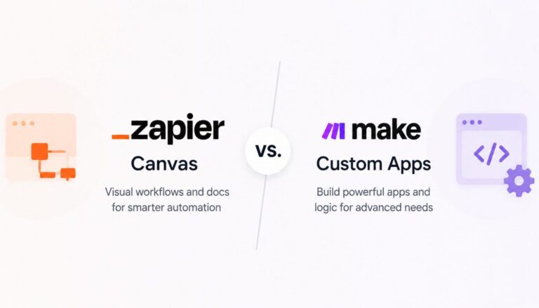 Zapier Canvas vs Make Grid