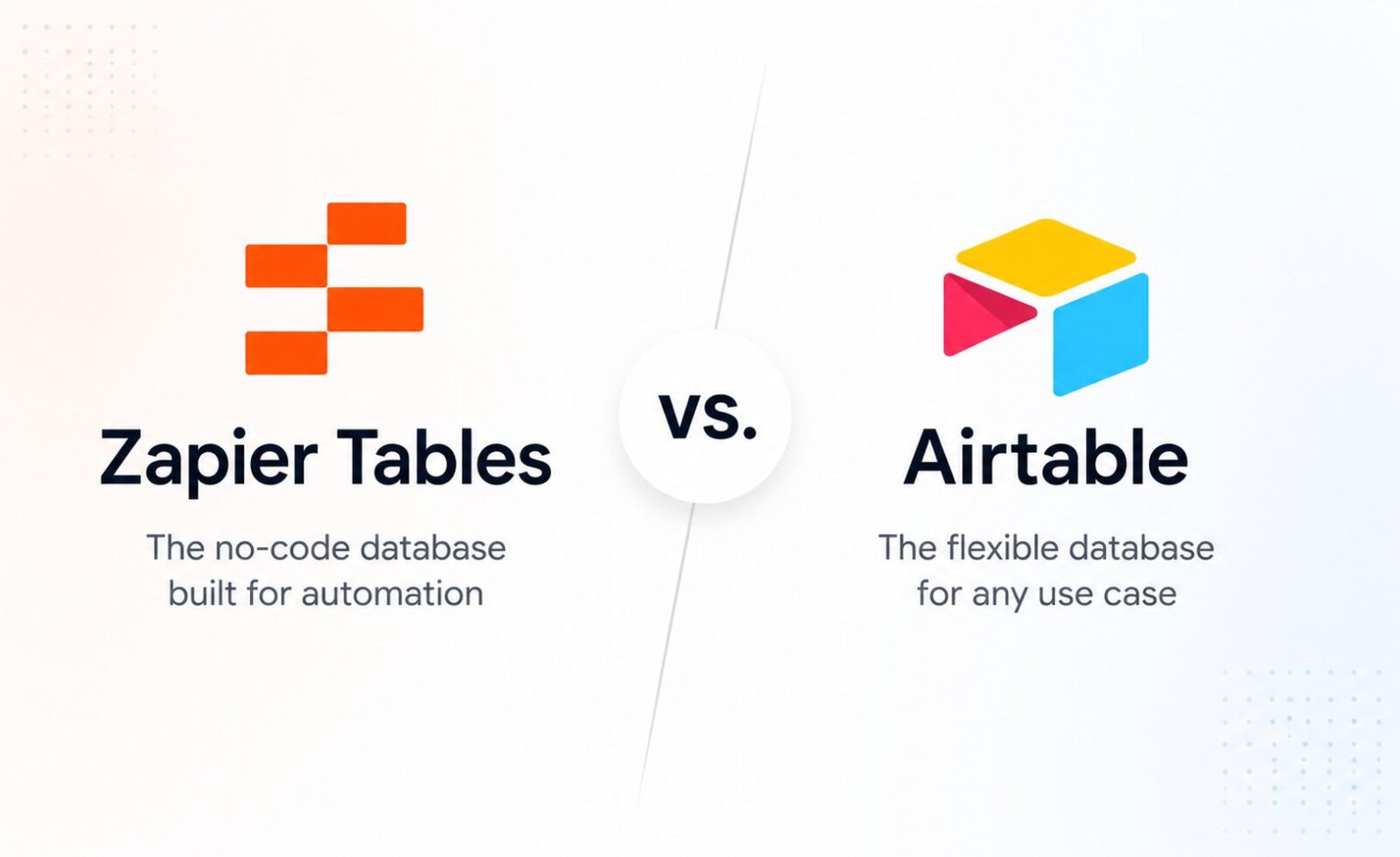 Zapier Tables vs. Airtable