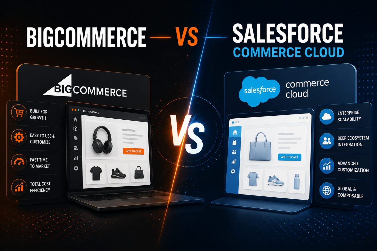 BigCommerce vs Salesforce Commerce Cloud